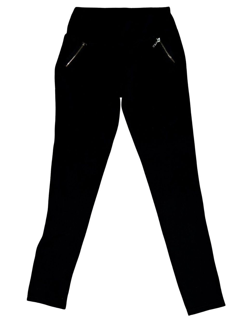 YODO Black High Waist Leggings w/ Zipper Pockets Size Small